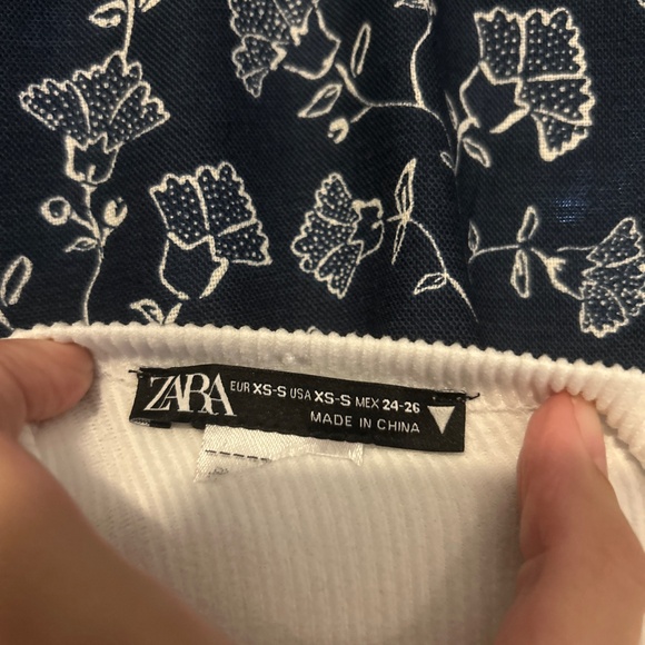 Zara White Tank Top Bodysuit - Picture 3 of 3